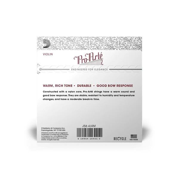 DAddario Strings Pro Arte Violin Set Wound E 4/4 Medium