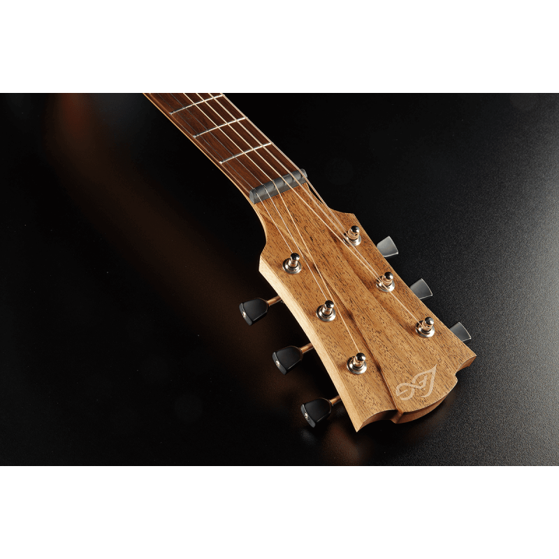 LAG Guitars Tramontane 70 Dreadnought CE - Black And Brown