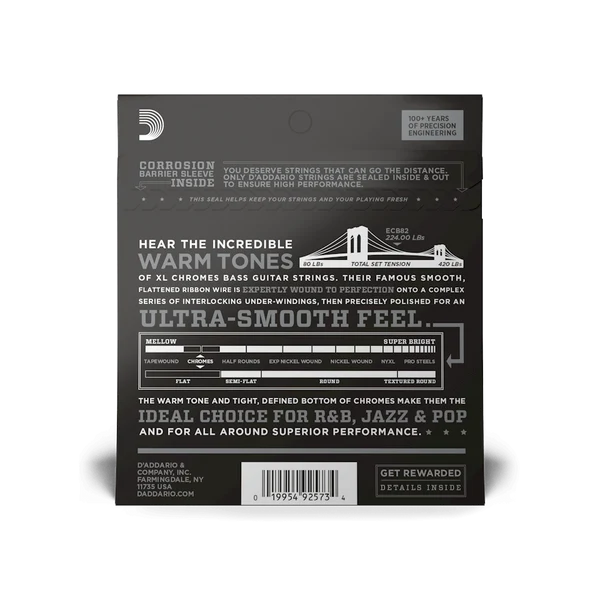 DAddario Strings Chromes Bass Medium 50-105 Long