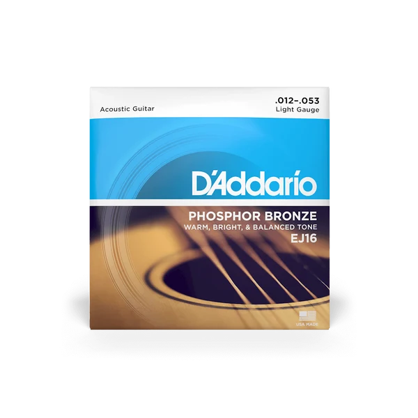 DAddario Strings Phosphor Bronze Light Acoustic  .12 - .53