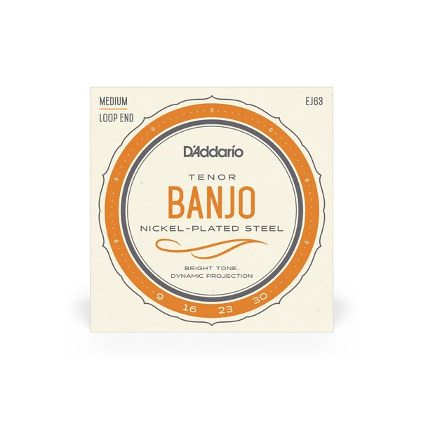 DAddario Strings Set Banjo Tenor Nickel 4 Strings