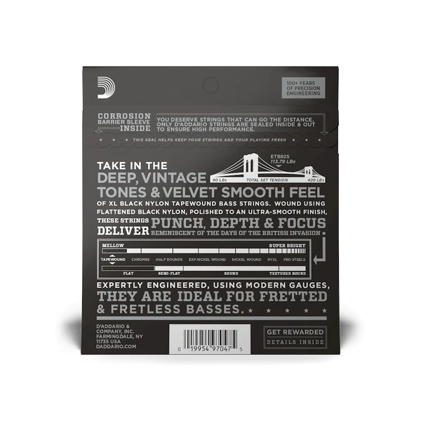 DAddario Bass Tapewound 50-105