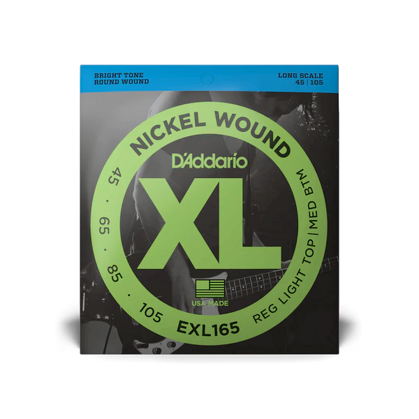 D'Addario Nickel Wound Bass Strings .045 - .105 Reg. Light