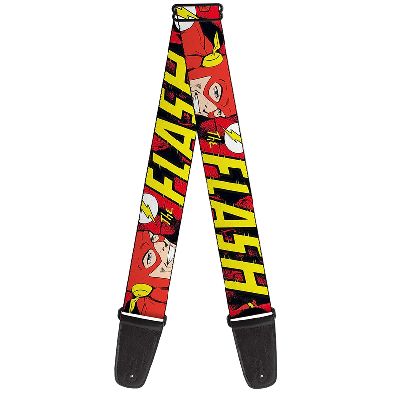 Buckle Down Guitar Strap - The Flash in Action
