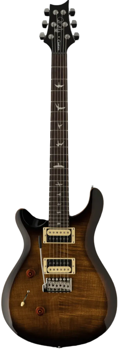 PRS SE Custom 24 LEFT - Black Gold Sunburst