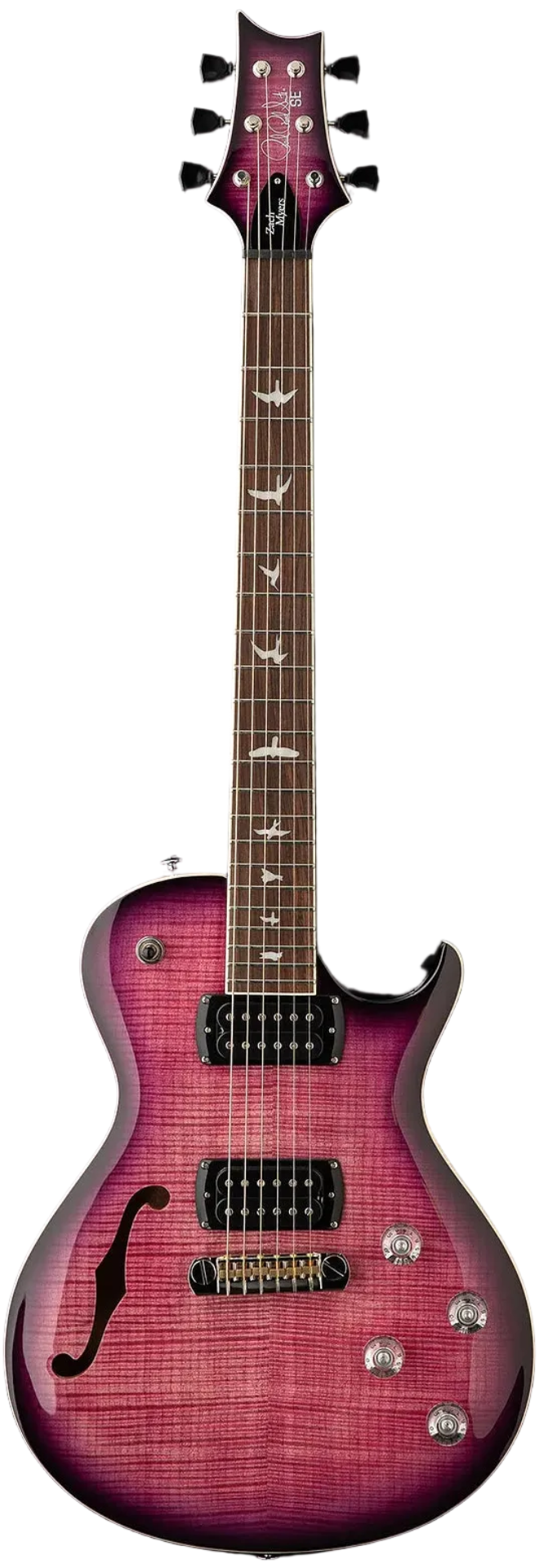 PRS SE Zach Myers 594 Semi-hollow - Elderberry Burst