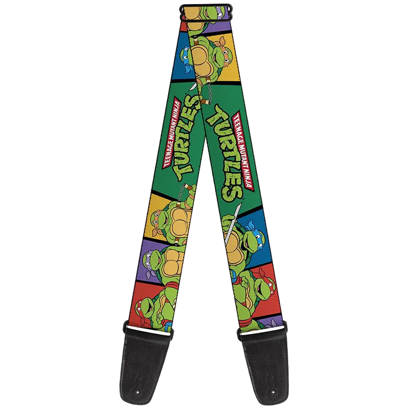 Buckle Down Guitar Strap - Classic TMNT Group Pose 3