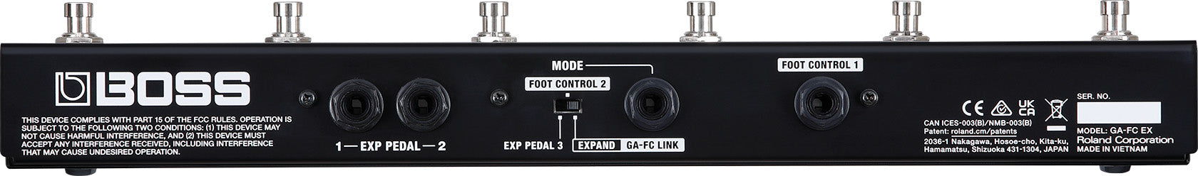 Boss GA-FC EX Foot Controller for BOSS Katana Amplifiers