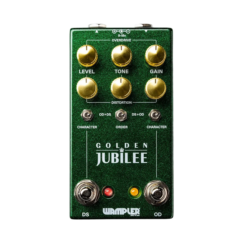 Wampler Golden Jubilee Overdrive and Distortion Pedal
