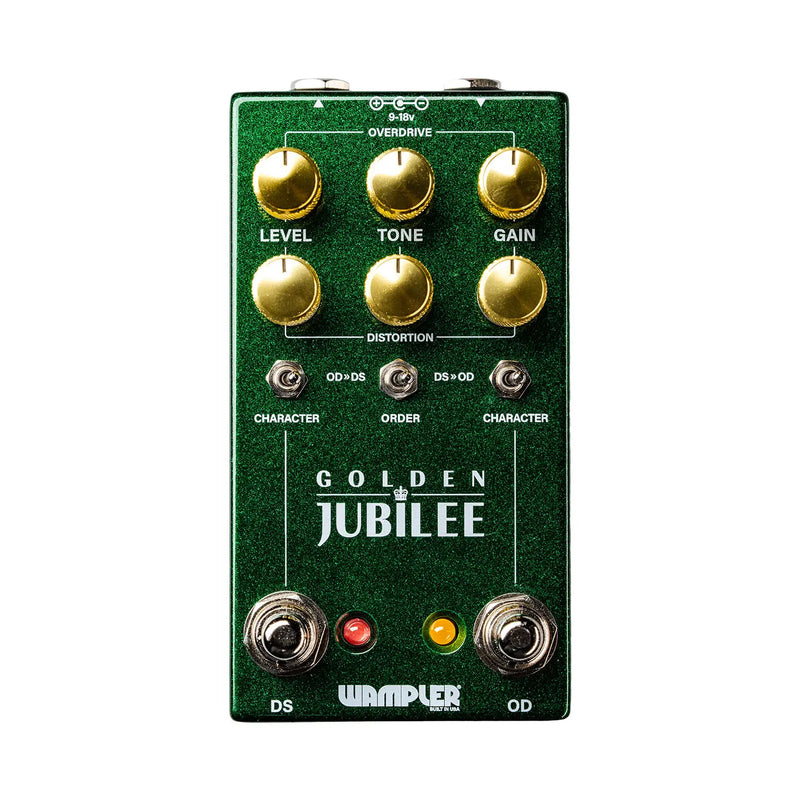 Wampler Golden Jubilee Overdrive and Distortion Pedal