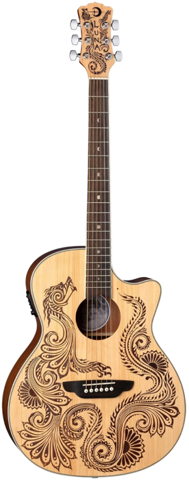 Luna Henna Dragon - Satin Natural