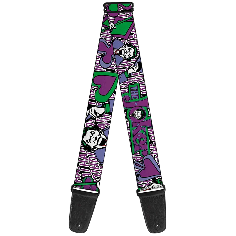 Buckle Down Guitar Strap -  Joker Face
