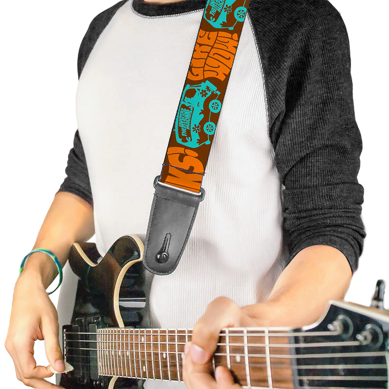 Buckle Down Guitar Strap - Scooby-Doo ZOINKS!/LIKE WOW!/ The Mystery Machine