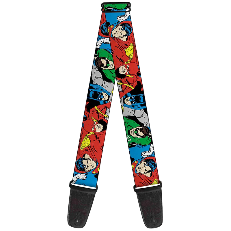 Buckle Down Guitar Strap - Justice League