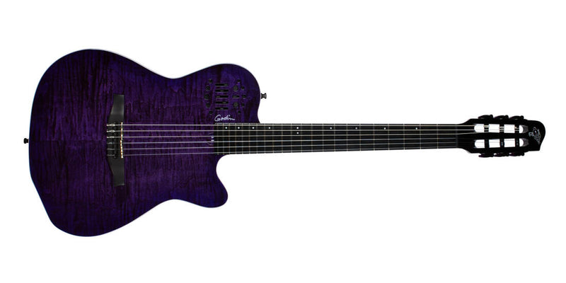 Godin ACS Nylon Steve Stevens Signature 25th Anniversary - Limited Edition - Purple