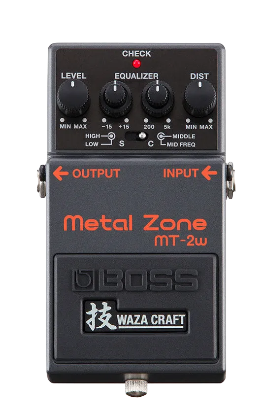 Boss MT-2W Waza Craft Metal Zone Distortion Pedal