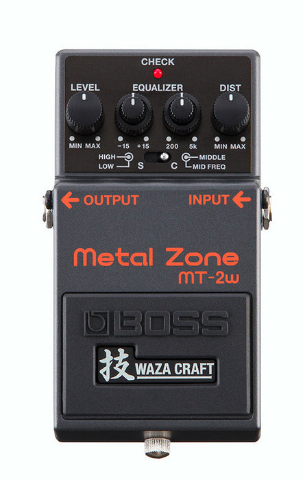 Boss MT-2W Waza Craft Metal Zone Distortion Pedal