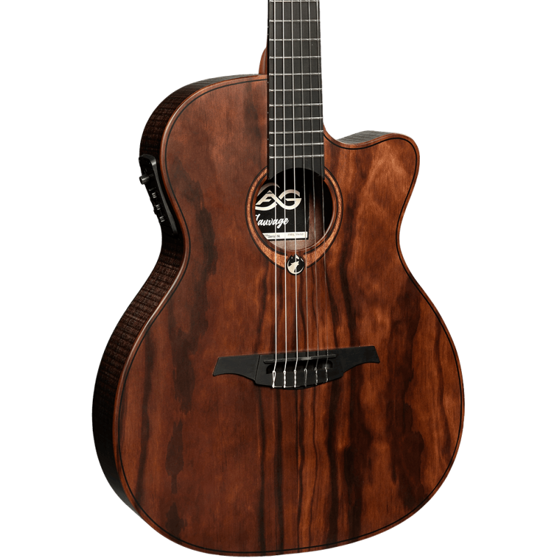 LAG Guitars Sauvage Nylon Auditorium Slim CE - Natural