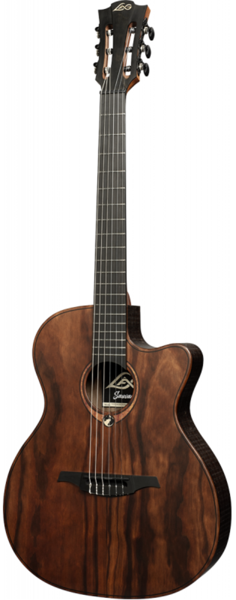 LAG Guitars Sauvage Nylon Auditorium Slim CE - Natural