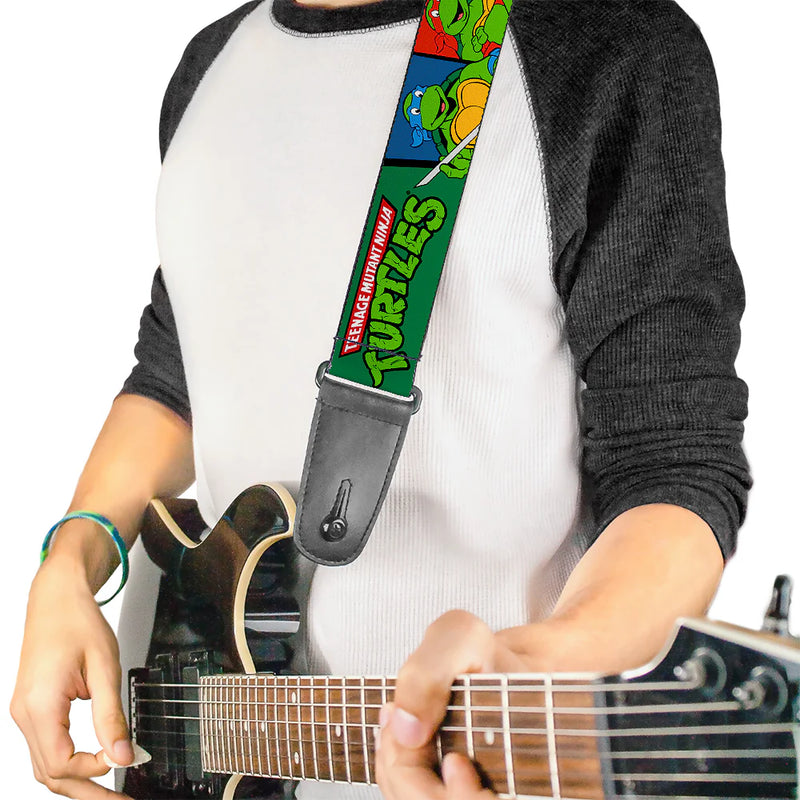 Buckle Down Guitar Strap - Classic TMNT Group Pose 3