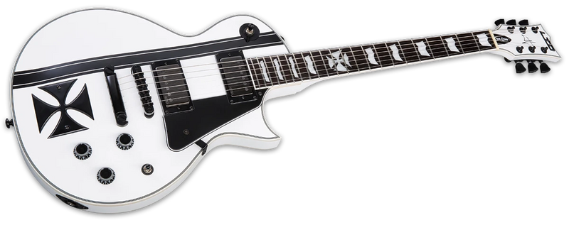 ESP LTD Signature Series James Hetfield Iron Cross - Snow White