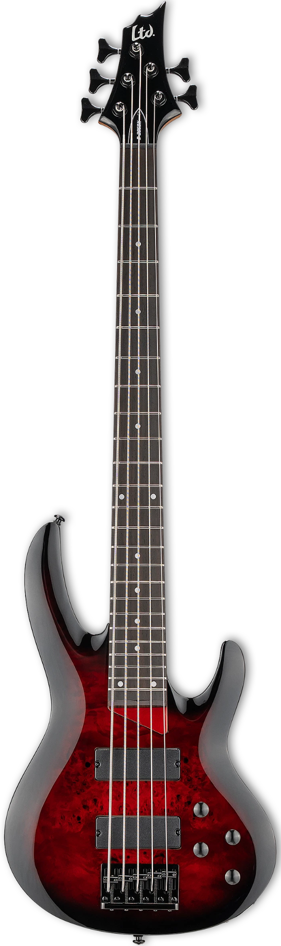 ESP LTD B-205DX 5-string Bass - Red Burst