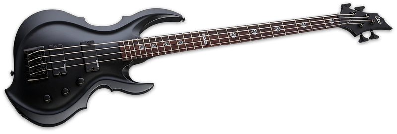 ESP LTD TA-204 FRX Bass - Black Satin