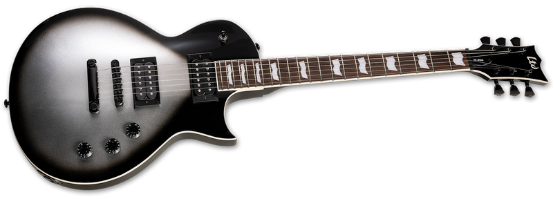 ESP LTD EC-256 - Silver Sunburst Teardrop
