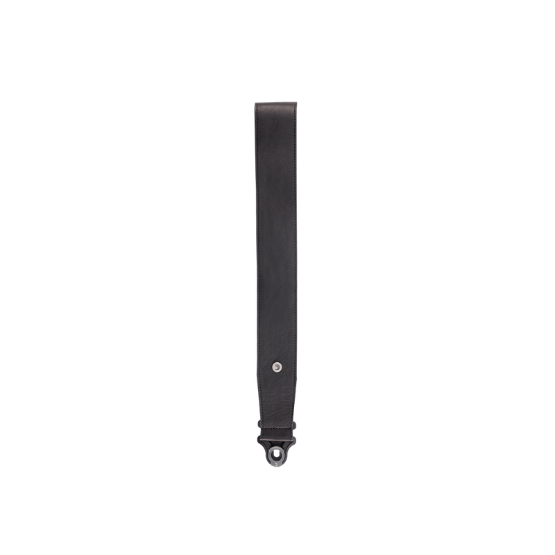 DAddario Comfort Leather Auto Lock 2.5" Guitar Strap - Black