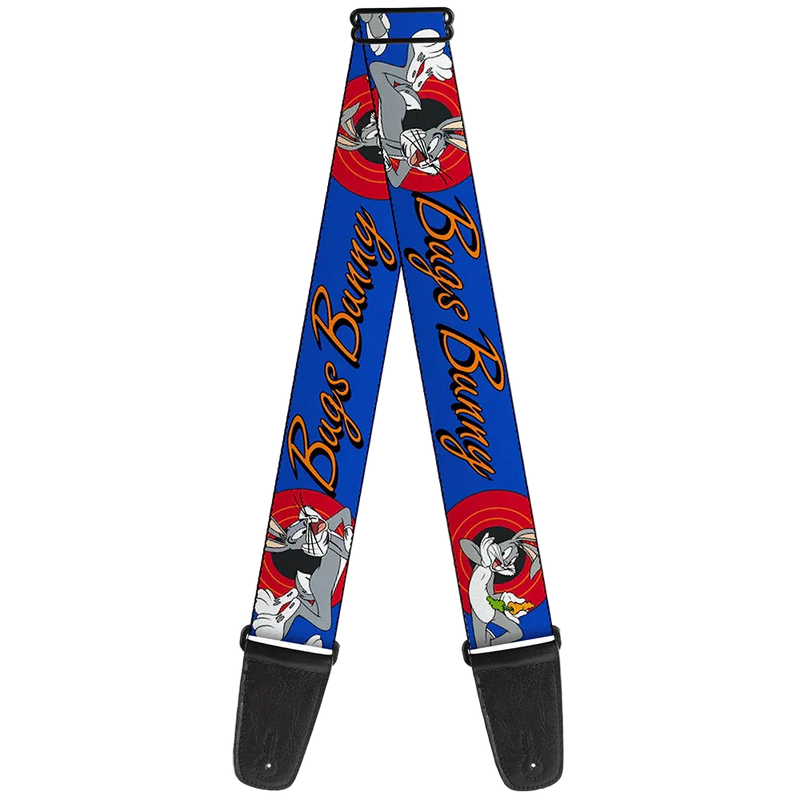 Buckle Down Guitar Strap - Bugs Bunny Blue