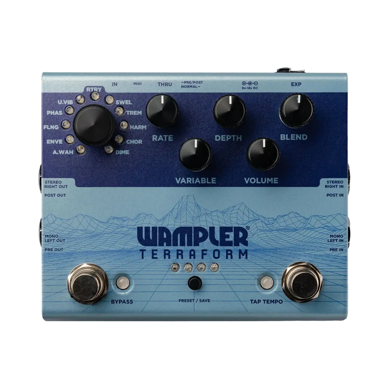 Wampler Terraform Modulation Multi Effect Pedal