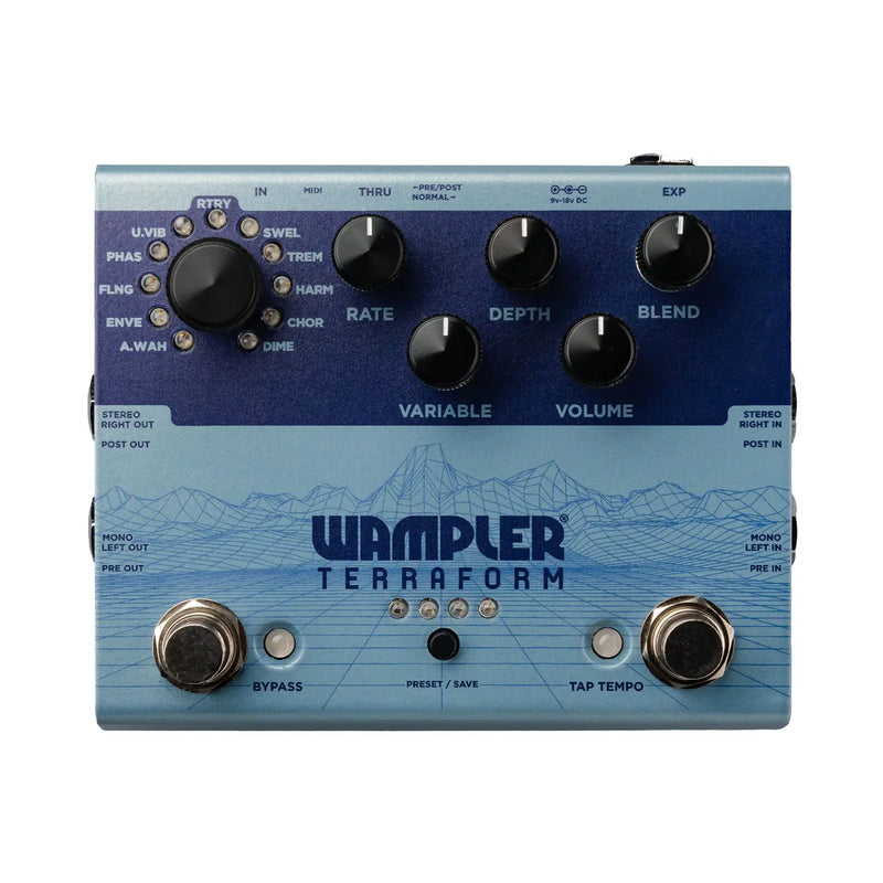 Wampler Terraform Modulation Multi Effect Pedal