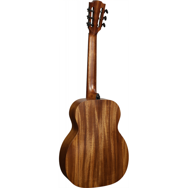 LAG Guitars BlueWave Travel Nylon Vintage Brown Satin Smart Guitar