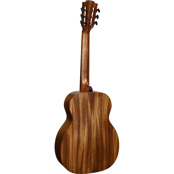 LAG Guitars BlueWave Travel Nylon Vintage Brown Satin Smart Guitar