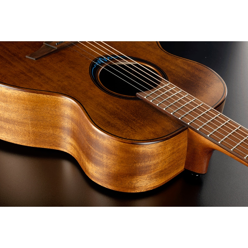 LAG Guitars BlueWave Travel Smart Guitar - Black