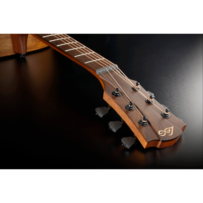 LAG Guitars BlueWave Travel Smart Guitar - Black