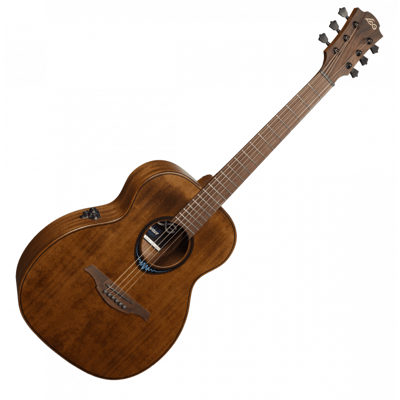 LAG Guitars BlueWave Travel Smart Guitar - Black