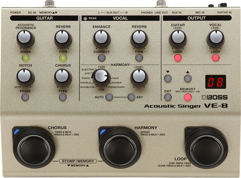 Boss VE-8 Acoustic Singer