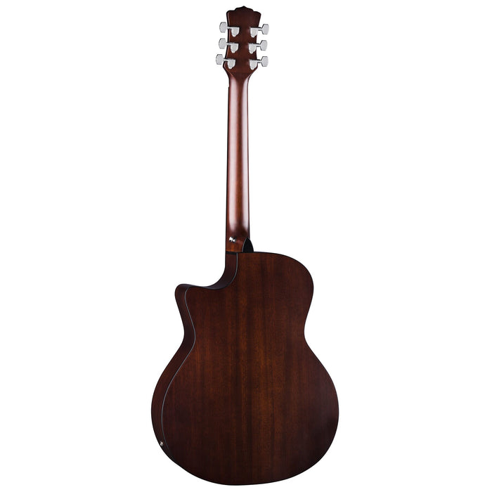 Luna Wabi Sabi Grand Concert Cutaway A/E - Solid Spruce Top