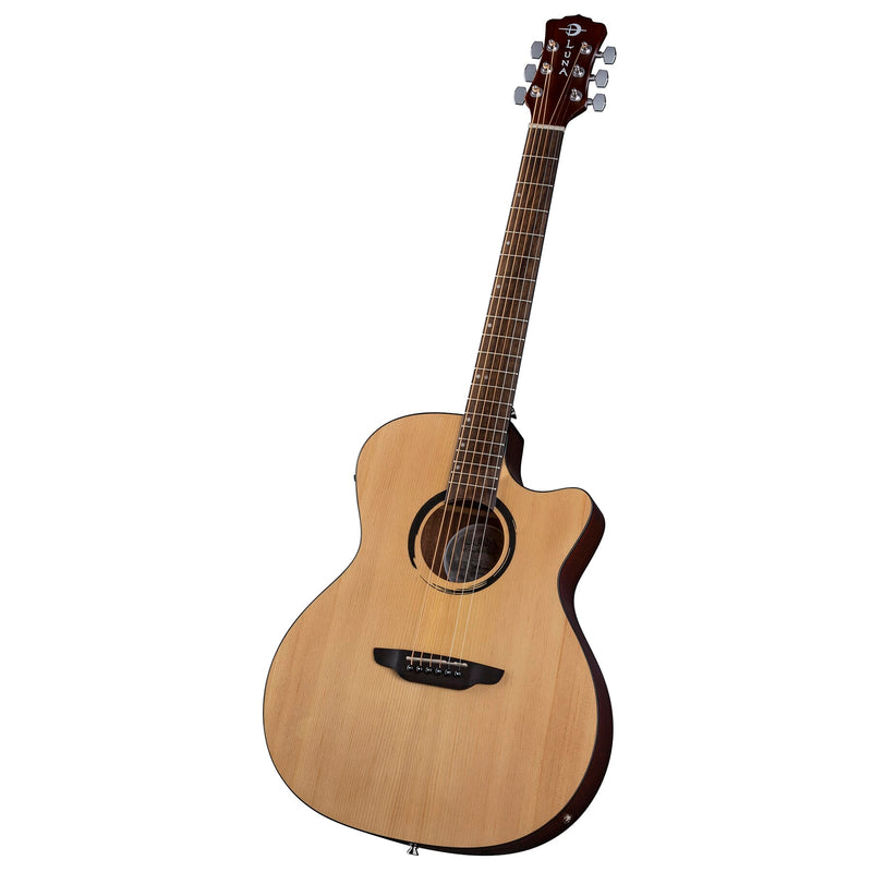 Luna Wabi Sabi Grand Concert Cutaway A/E - Solid Spruce Top