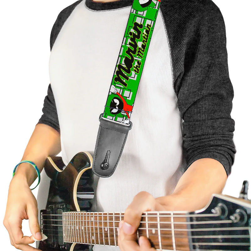 Buckle Down Guitar Strap - Marvin The Martian