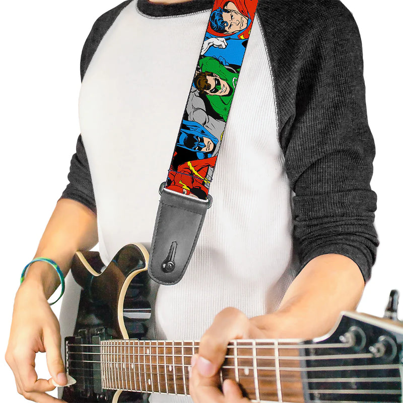 Buckle Down Guitar Strap - Justice League