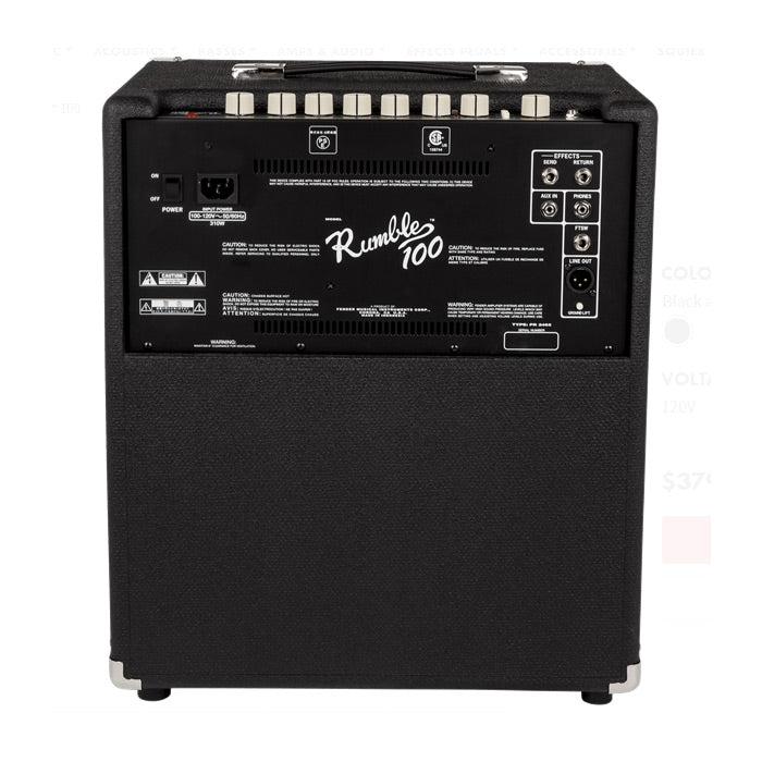 Fender Rumble 100 Bass Combo Amp